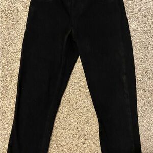 SPANX Women's Black Straight Leg Jeanish Leggings